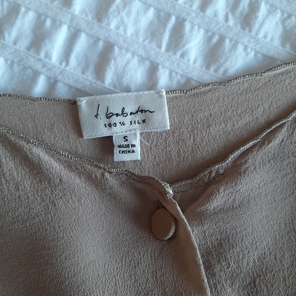 Aritzia T. Babaton 100% Silk Dress, Taupe, Size Small - Picture 7 of 16